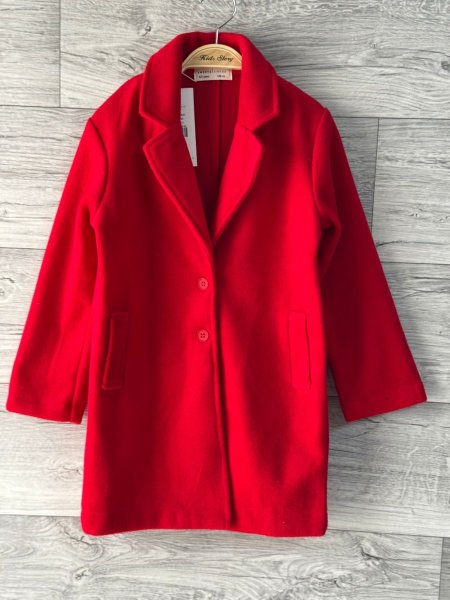 جاكيت طويل احمر
