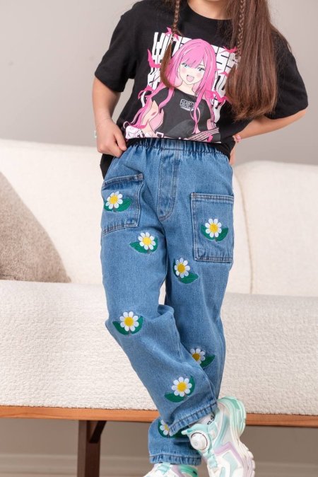 جينزات بناتي zara